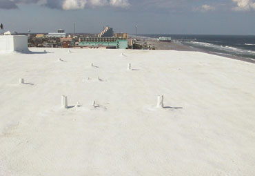 Cool roof coatings in Concord